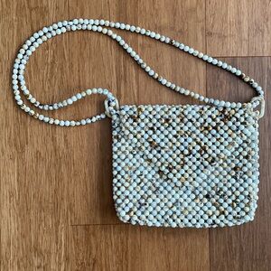 Rachel Ashwell Anthropologie Beaded Boho Clutch/Crossbody